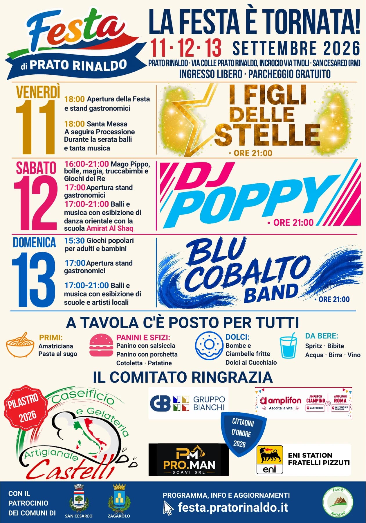 Anteprima del manifesto ufficiale 70 per 100 centimetri della Festa.
